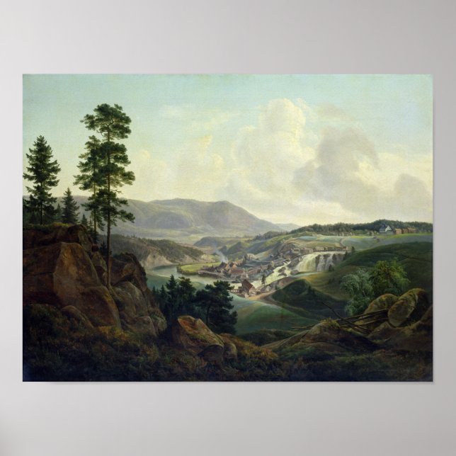 Saw Mill in Norway, 1827 Poster (Front)