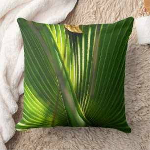 Saw Palmetto and Leaf Cushion