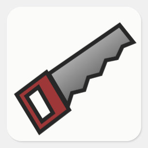 Saw Square Sticker