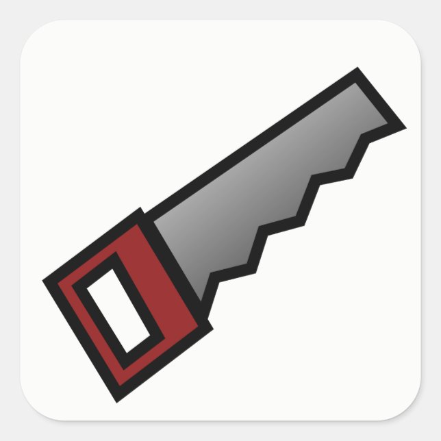 Saw Square Sticker (Front)