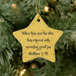 Saw The Star Ornament