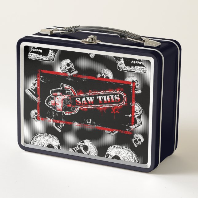 SAW THIS METAL LUNCH BOX (Front)