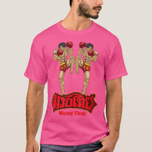 Sawadee Thai Traditional Sak Yant Thai Twin Tiger T-Shirt