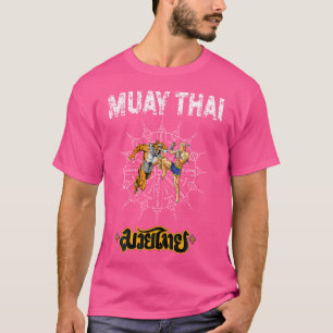 Sawadee Thai Traditional Sak Yant Thai Twin Tiger  T-Shirt
