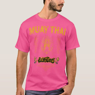 Sawadee Thai Traditional Sak Yant Thai Twin Tiger  T-Shirt