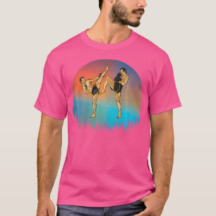 Sawadee Thai Traditional Sak Yant Thai Twin Tiger T-Shirt