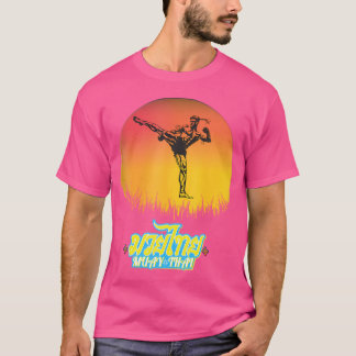 Sawadee Thai Traditional Sak Yant Thai Twin Tiger T-Shirt
