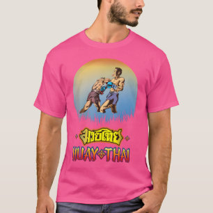 Sawadee Thai Traditional Sak Yant Thai Twin Tiger  T-Shirt
