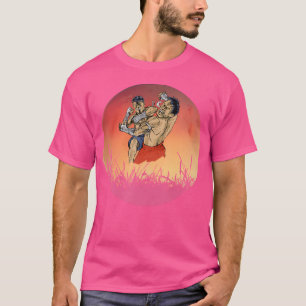 Sawadee Thai Traditional Sak Yant Thai Twin Tiger T-Shirt