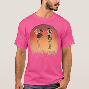 Sawadee Thai Traditional Sak Yant Thai Twin Tiger T-Shirt