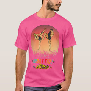 Sawadee Thai Traditional Sak Yant Thai Twin Tiger T-Shirt