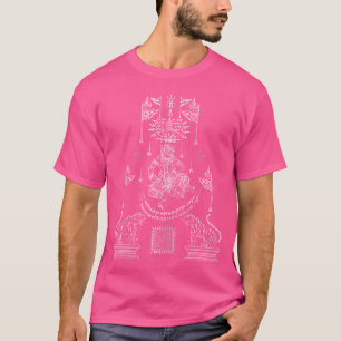 Sawadee Thai Traditional Sak Yant Thai Twin Tigers T-Shirt