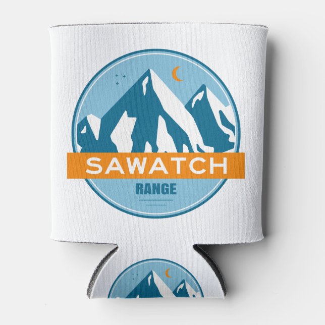 Sawatch Range Colorado Can Cooler (Front)