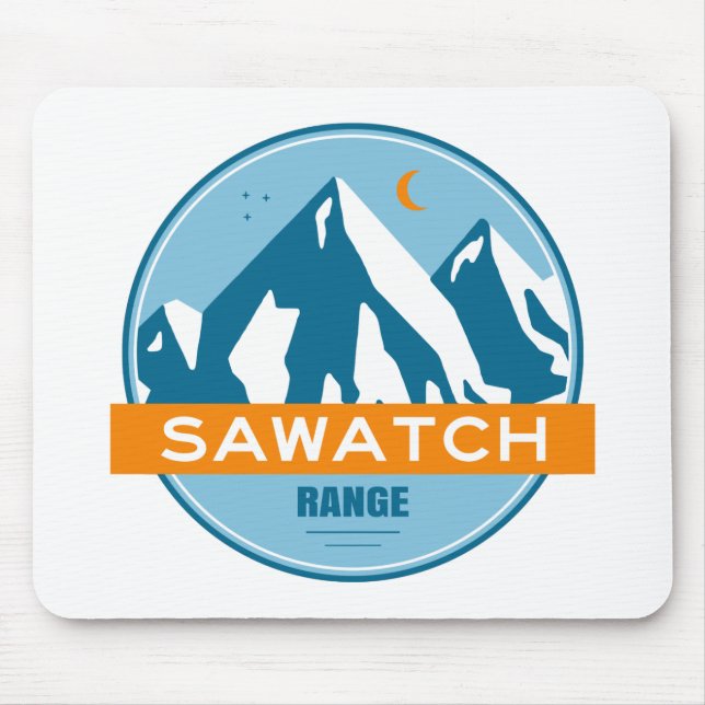 Sawatch Range Colorado Mouse Mat (Front)