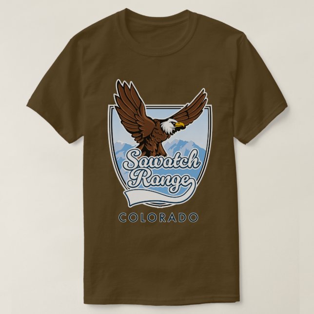 Sawatch Range Colorado T-Shirt (Design Front)
