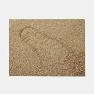Sawdust Boot Print Door Mat