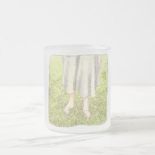 Sawdust Frosted Glass Coffee Mug