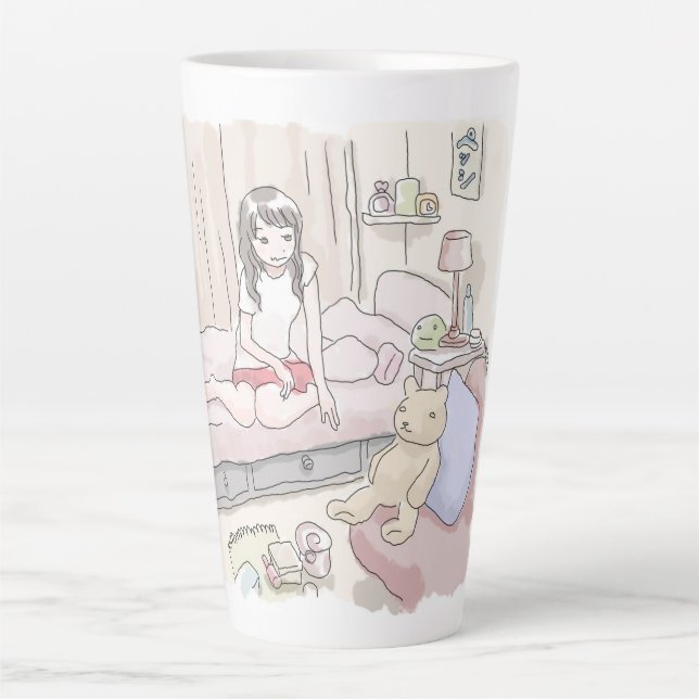 Sawdust Latte Mug (Front)