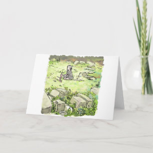 Sawdust Note Card