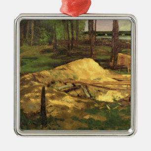 Sawdust Pit, 1876 Metal Tree Decoration