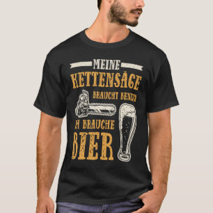 Sawmill carpenter woodworker chainsaw work T-Shirt