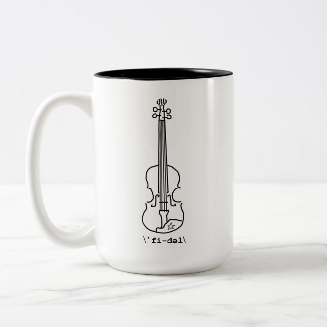 Sawmill Tuning Fiddle Mug (Left)