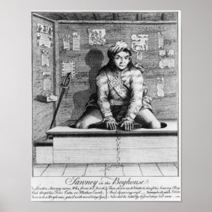 Sawney in the Boghouse, 1745 Poster