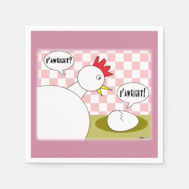 S'Awright? Napkin (Front)