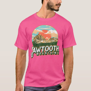 Sawtooth Mountains Idaho T-Shirt