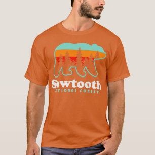 Sawtooth National Forest Camping Idaho Hiking T-Shirt