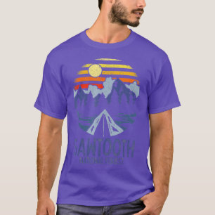 Sawtooth National Forest Idaho Rocky Mountains ID  T-Shirt