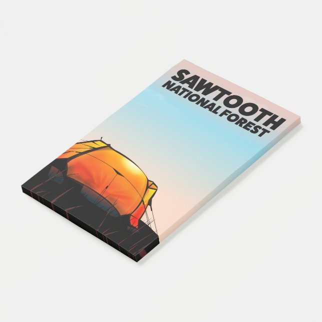 Sawtooth National Forest Travel poster Post-it Notes (Angled)