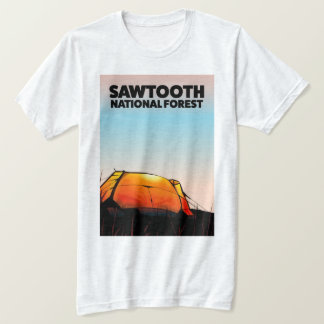 Sawtooth National Forest Travel poster T-Shirt