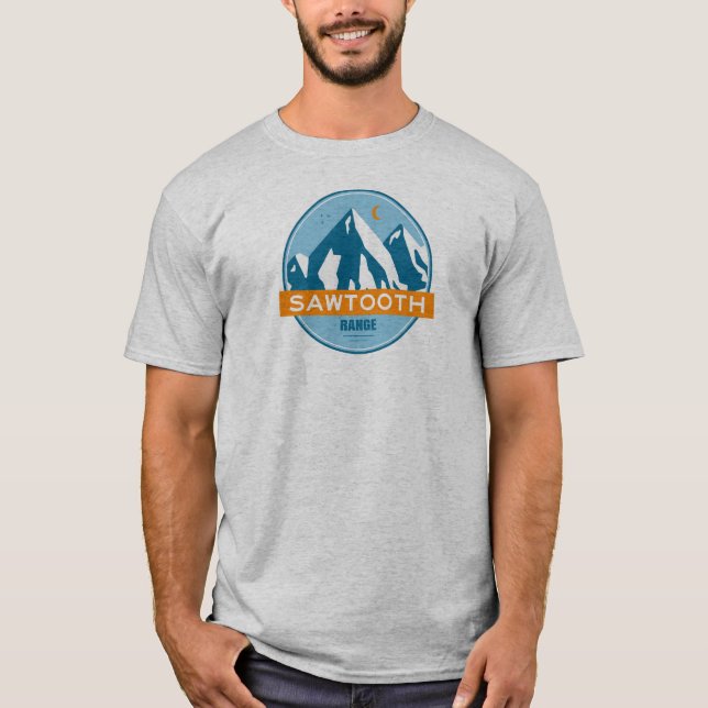 Sawtooth Range Idaho T-Shirt (Front)