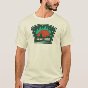Sawtooth Wilderness Idaho Camping T-Shirt