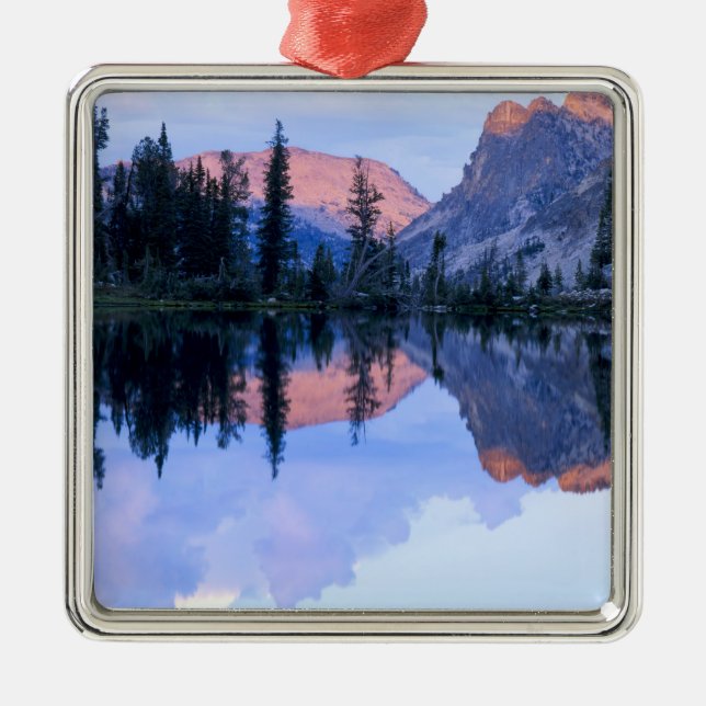 Sawtooth Wilderness, Idaho. USA. Cumulus Metal Tree Decoration (Front)