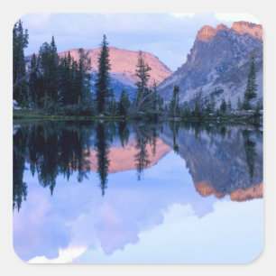 Sawtooth Wilderness, Idaho. USA. Cumulus Square Sticker