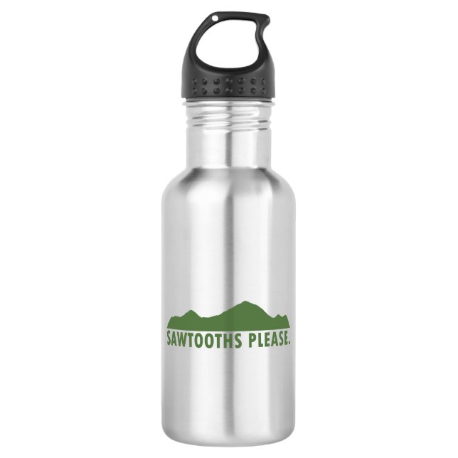 Sawtooths Please 532 Ml Water Bottle (Front)