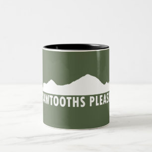 Sawtooths Please Two-Tone Coffee Mug