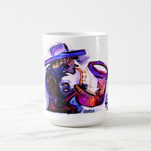 sax coffee mug (Center)