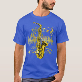 Sax Jazz Music Saxophonist Instrument Saxophone T-Shirt