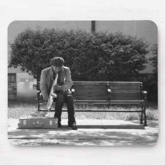 Sax Player Mousepad