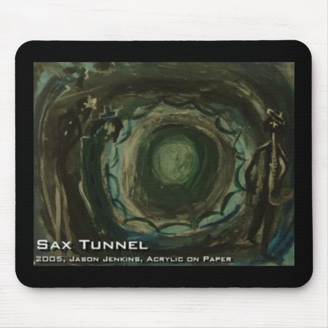Sax Tunnel Mouse Mat (Front)