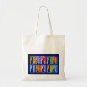 Saxaphone Windows Tote Bag