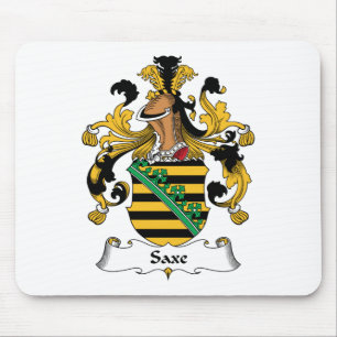 Saxe Family Crest Mouse Mat