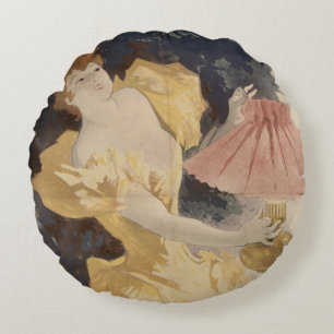 Saxoleine , France 1890's Round Cushion