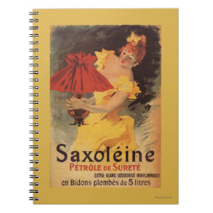 Saxoleine Lamp Oil Red Lampshade Notebook