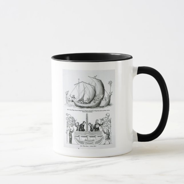 Saxon Ship Mug (Right)