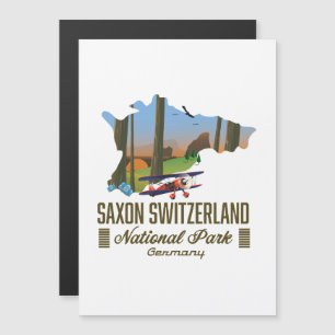 Saxon Switzerland National Park Germany map