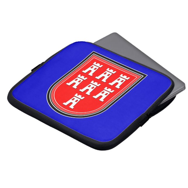 Saxonia Sign Laptop Sleeve (Front Top)
